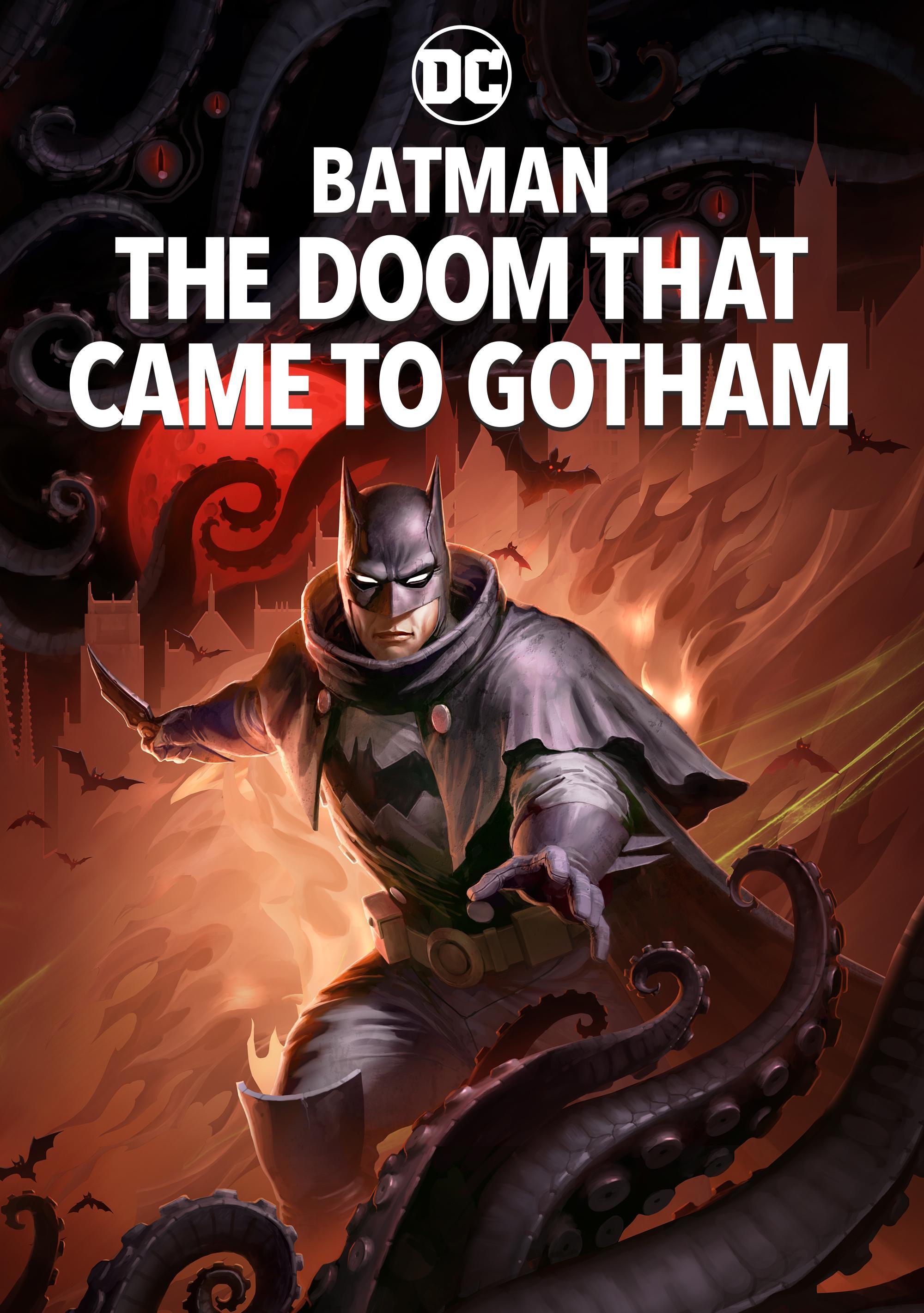 Key art Batman: La perdición que llegó a Ciudad Gótica